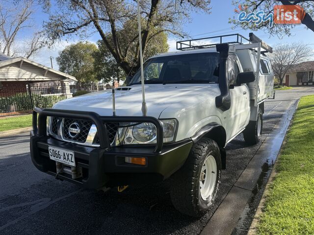 2008 Nissan Patrol GU MY08 DX (4x4) TRAY TOP STEEL BOX Ute Manual