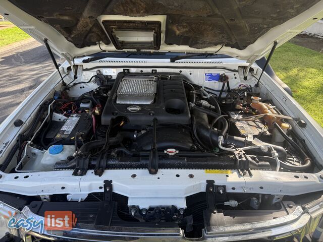 2008 Nissan Patrol GU MY08 DX (4x4) TRAY TOP STEEL BOX Ute Manual