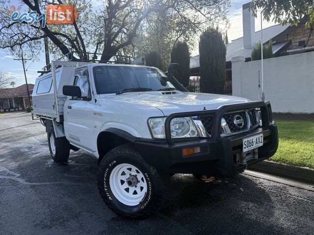 2008 Nissan Patrol GU MY08 DX (4x4) TRAY TOP STEEL BOX Ute Manual