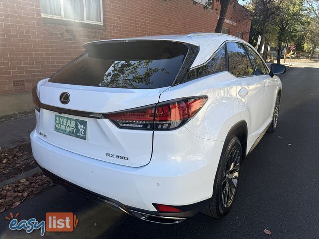 2021 Lexus RX 350 GGL25R F SPORT Wagon Automatic
