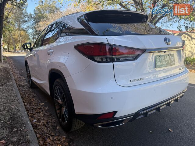 2021 Lexus RX 350 GGL25R F SPORT Wagon Automatic