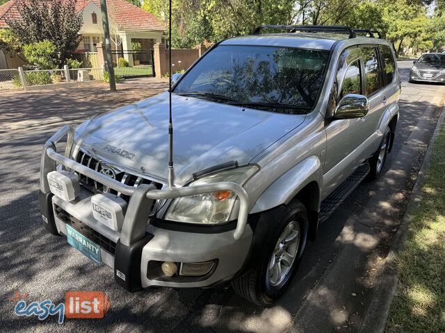 2003 Toyota Landcruiser Prado GRJ120R PRADO GXL (4x4) Wagon Manual