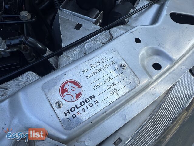 2002 Holden Calais VXII Holden By Design V8 Sedan Automatic