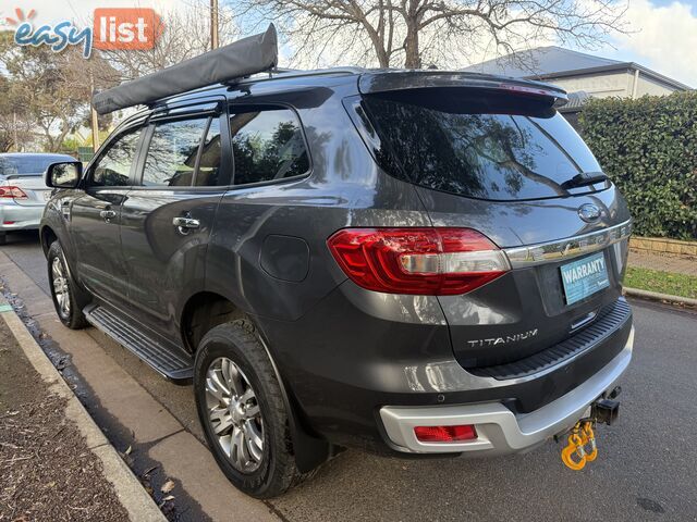 2018 Ford Everest UA MY18 TITANIUM (4WD) Turbo Diesel Wagon Automatic