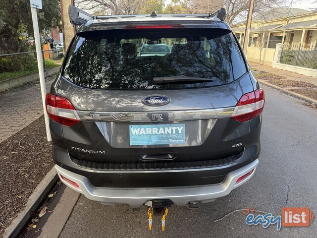 2018 Ford Everest UA MY18 TITANIUM (4WD) Turbo Diesel Wagon Automatic