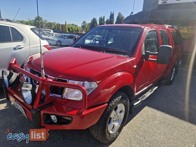 2015 Nissan Navara D40 SE SILVERLINE 4X4 Ute Automatic