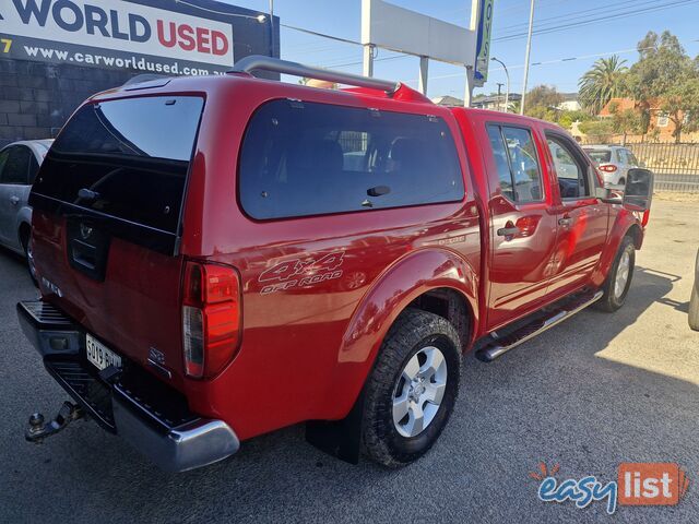 2015 Nissan Navara D40 SE SILVERLINE 4X4 Ute Automatic