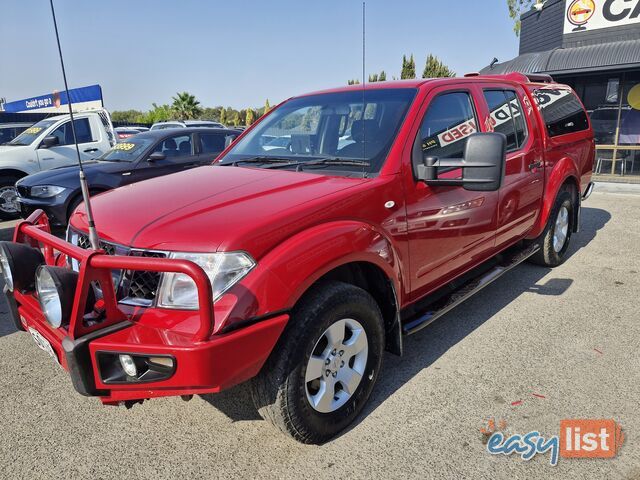 2015 Nissan Navara D40 SE SILVERLINE 4X4 Ute Automatic