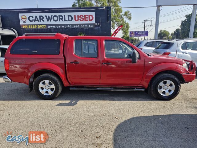 2015 Nissan Navara D40 SE SILVERLINE 4X4 Ute Automatic