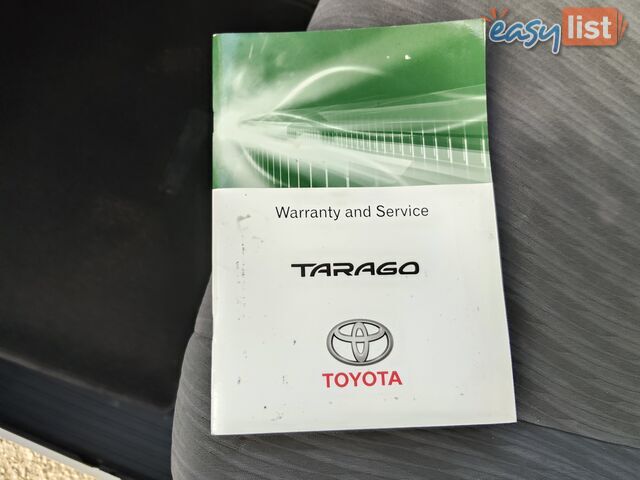 2013 TOYOTA TARAGO GLI  MY13 AUTOMATIC PEOPLE MOVER  
