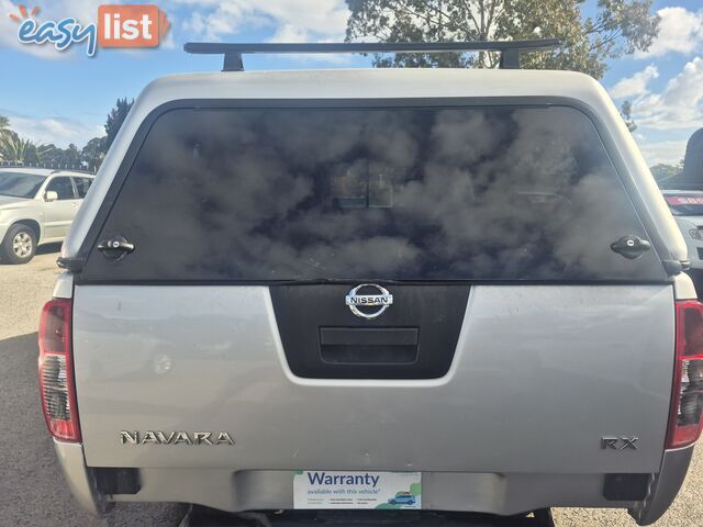 2009 Nissan Navara D40 RX 4X4 Ute Manual
