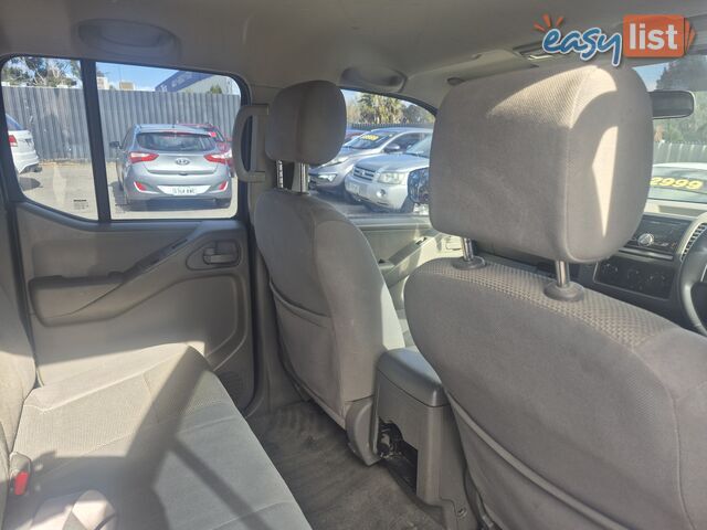 2009 Nissan Navara D40 RX 4X4 Ute Manual