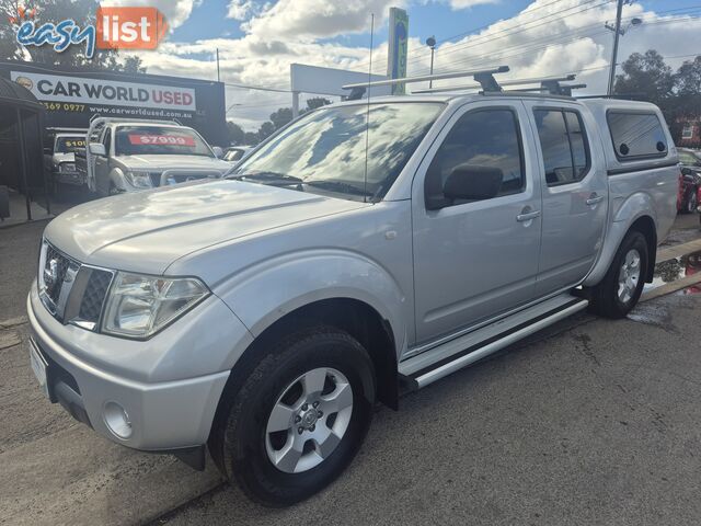 2009 Nissan Navara D40 RX 4X4 Ute Manual