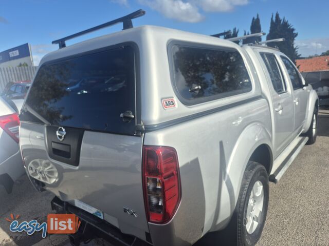 2009 Nissan Navara D40 RX 4X4 Ute Manual