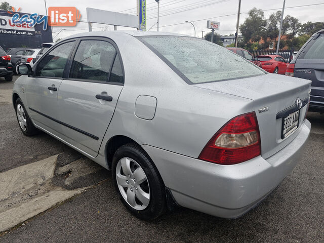 2003 Toyota Corolla ZZE122R ASCENT Sedan Manual