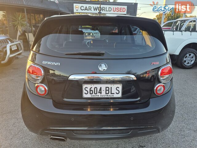 2015 Holden Barina TM RS Hatchback Manual