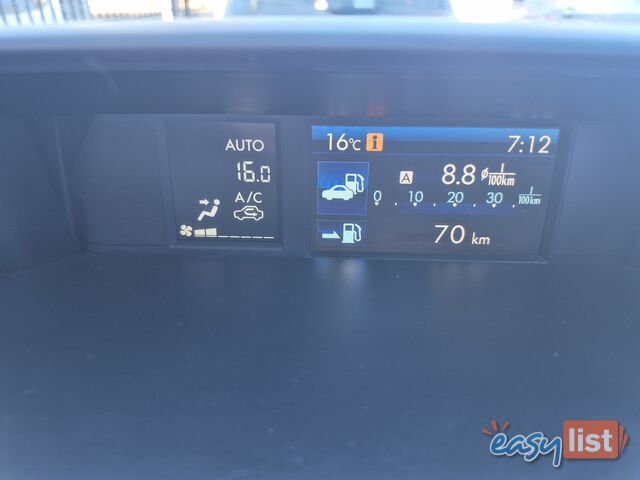 2013 Subaru XV G4X L Wagon Automatic