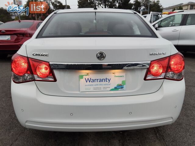 2015 Holden Cruze EQUIPE Sedan Automatic