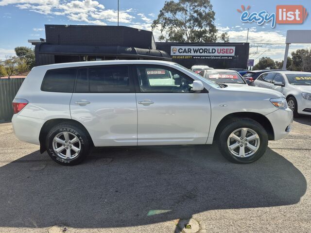 2008 Toyota Kluger GSU40R KX-R Wagon Automatic