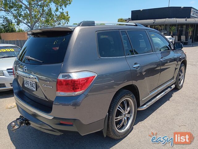 2012 Toyota Kluger GSU40R GRANDE 4X4 Wagon Automatic