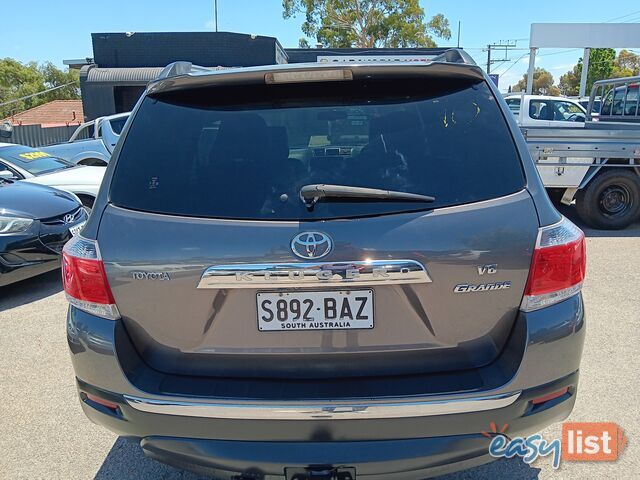 2012 Toyota Kluger GSU40R GRANDE 4X4 Wagon Automatic