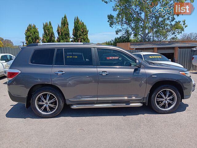 2012 Toyota Kluger GSU40R GRANDE 4X4 Wagon Automatic