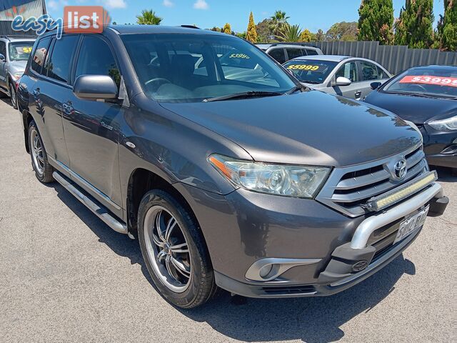 2012 Toyota Kluger GSU40R GRANDE 4X4 Wagon Automatic