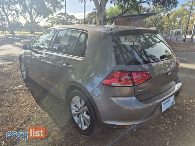 2014 Volkswagen Golf VII 90TSICOMFORTLINE Hatchback Automatic
