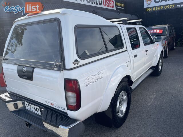 2008 Nissan Navara D22 SST-R 4X4 Ute Manual