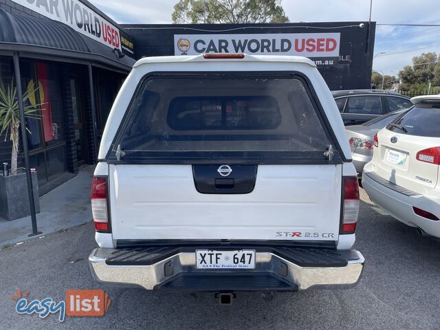 2008 Nissan Navara D22 SST-R 4X4 Ute Manual