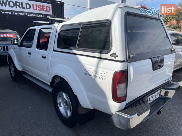 2008 Nissan Navara D22 SST-R 4X4 Ute Manual