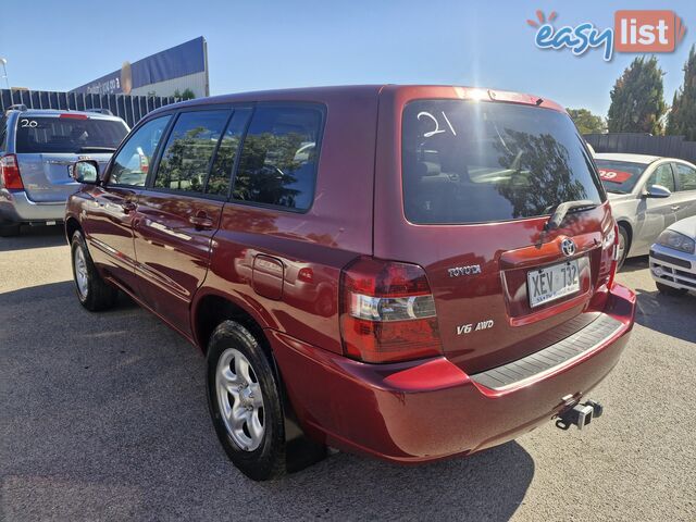 2004 Toyota Kluger CV 4X4 Wagon Automatic