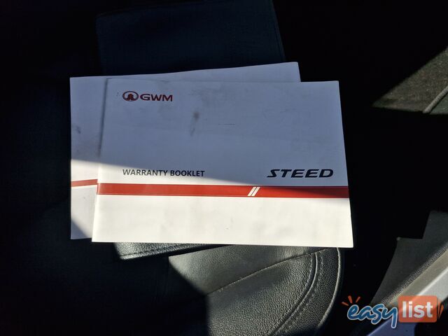2017 GWM Steed STEED Ute Manual