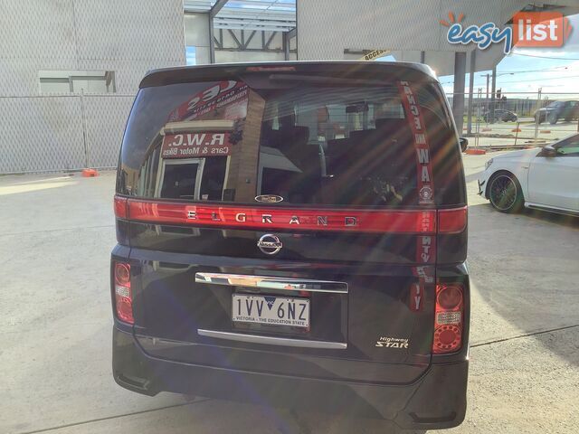 2008 Nissan Elgrand 8 Seater, STAR E51 HIGWAYSTAR Wagon Automatic