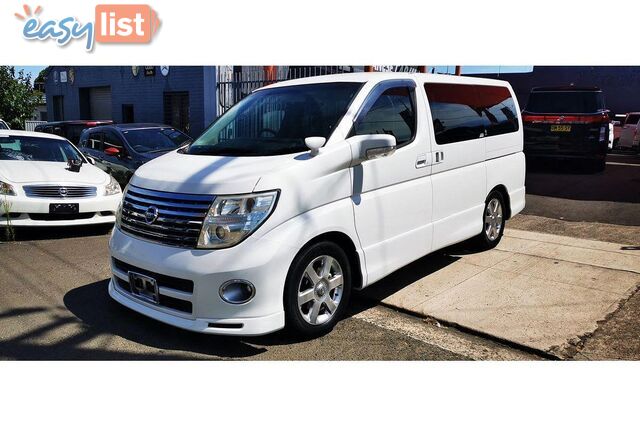 2007 NISSAN ELGRAND  E51 PEOPLEMOVER