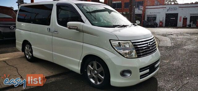 2007 NISSAN ELGRAND HIGHWAY STAR BLACK LEATHER EDITION  -