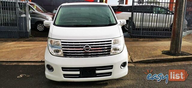 2007 NISSAN ELGRAND HIGHWAY STAR BLACK LEATHER EDITION  -