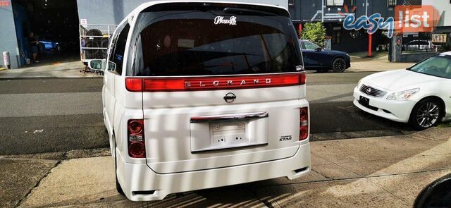 2007 NISSAN ELGRAND HIGHWAY STAR BLACK LEATHER EDITION  -