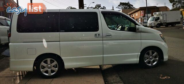 2007 NISSAN ELGRAND HIGHWAY STAR BLACK LEATHER EDITION  -