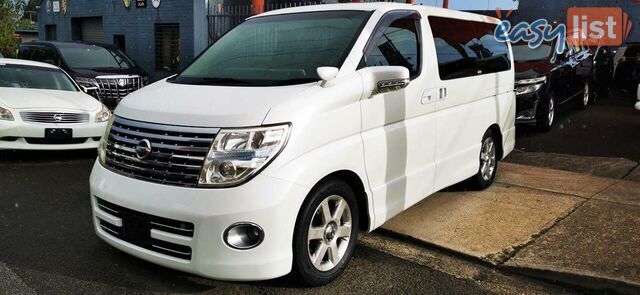 2007 NISSAN ELGRAND HIGHWAY STAR BLACK LEATHER EDITION  -