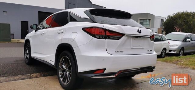 2020 LEXUS RX450H F SPORT HYBRID GYL25R SUV