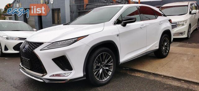 2020 LEXUS RX450H F SPORT HYBRID GYL25R SUV
