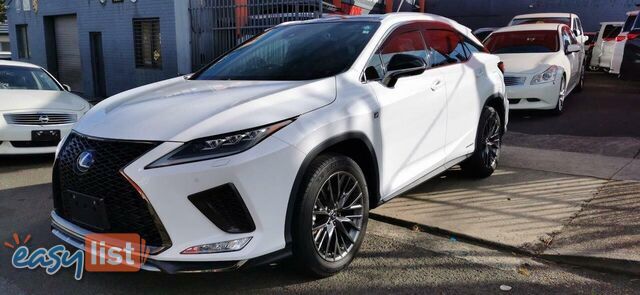 2021 LEXUS RX450H F SPORT HYBRID GYL25R SUV, 4 DOORS, 5 SEATS