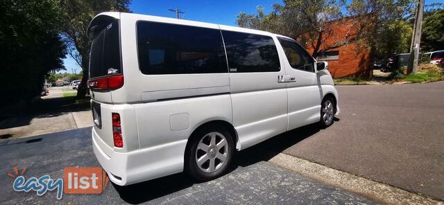 2007 NISSAN ELGRAND HIGHWAY STAR BLACK LEATHER EDITION  -