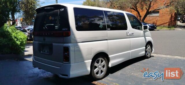 2007 NISSAN ELGRAND HIGHWAY STAR BLACK LEATHER EDITION  -