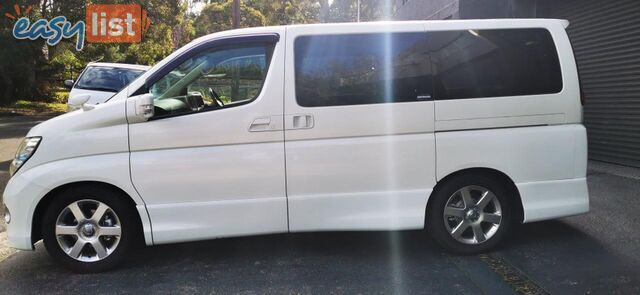 2007 NISSAN ELGRAND HIGHWAY STAR BLACK LEATHER EDITION  COMMERCIAL