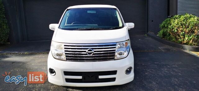 2007 NISSAN ELGRAND HIGHWAY STAR BLACK LEATHER EDITION  COMMERCIAL