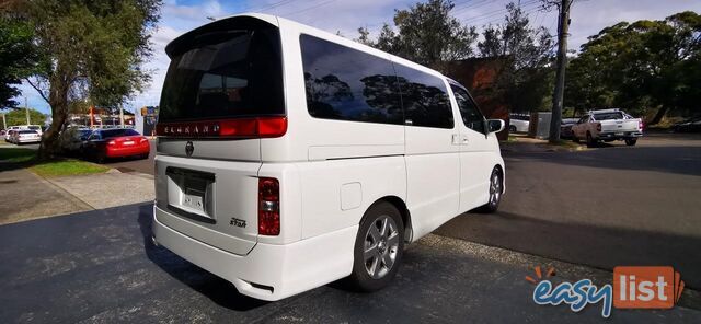 2007 NISSAN ELGRAND HIGHWAY STAR BLACK LEATHER EDITION  COMMERCIAL