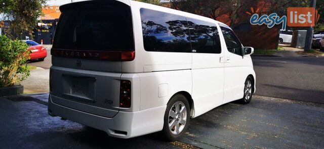 2007 NISSAN ELGRAND HIGHWAY STAR BLACK LEATHER EDITION  COMMERCIAL