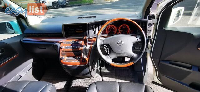 2007 NISSAN ELGRAND HIGHWAY STAR BLACK LEATHER EDITION  COMMERCIAL